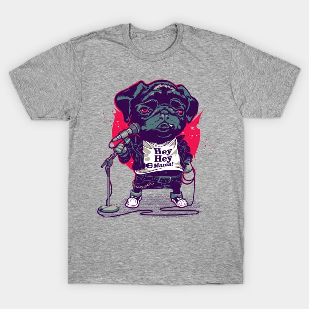 Black Dog T-Shirt by dracoimagem